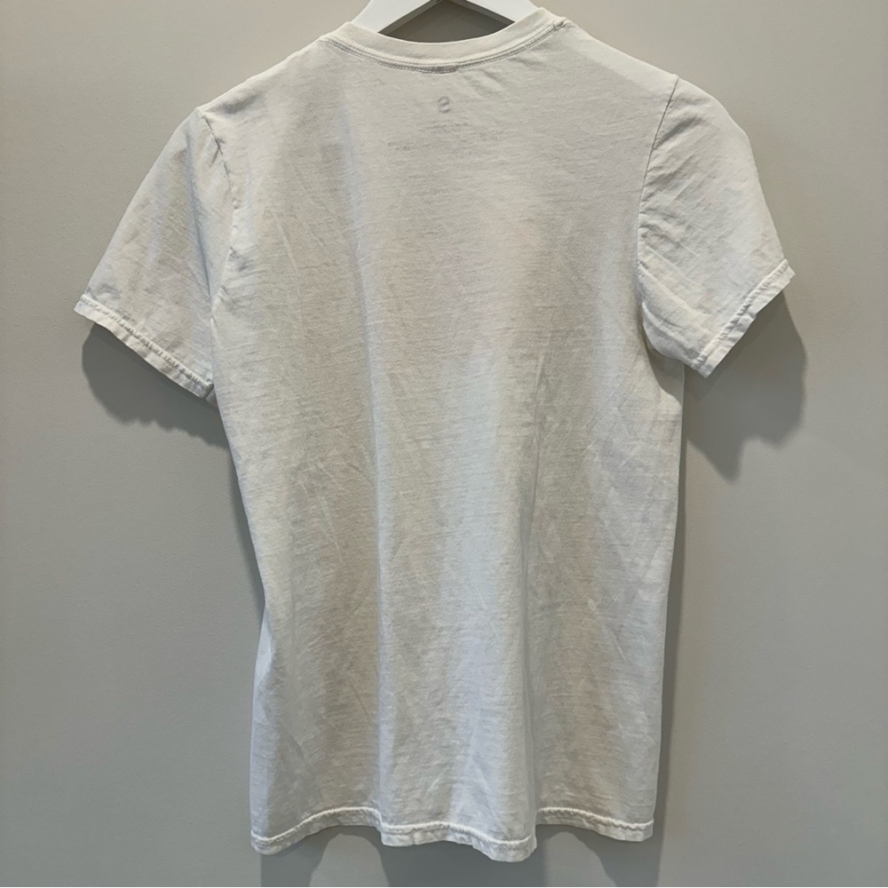 Urban Outfitters Graphic Tee Tshirt White Small Motivational Happy Smiley Summer - Picture 5 of 12